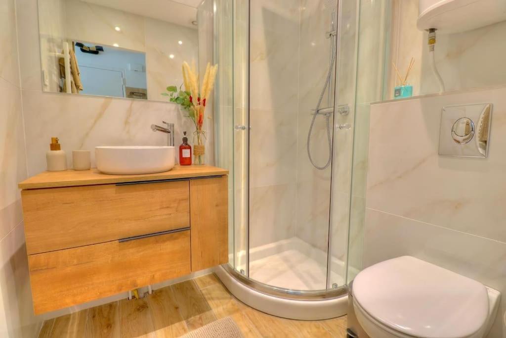 Charmant Studio Renove A Antibes, Plage A 10 Min A Pied Kültér fotó